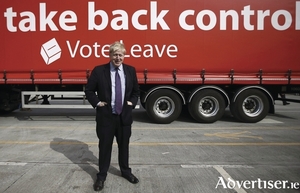 Boris Johnson and the battlebus.
