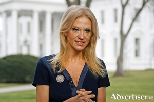 Kellyanne Conway, counselor to US president for Donald Trump, and infamous for coining the term &#039;alternative facts&#039;.