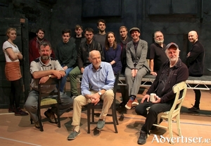 The cast of Druid Theatre&#039;s production King of the Castle, by Eugene McCabe. Photo:-Mike Shaughnessy