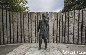 The Wolfe Tone Memorial in St Stephen&#039;s Green, Dublin.