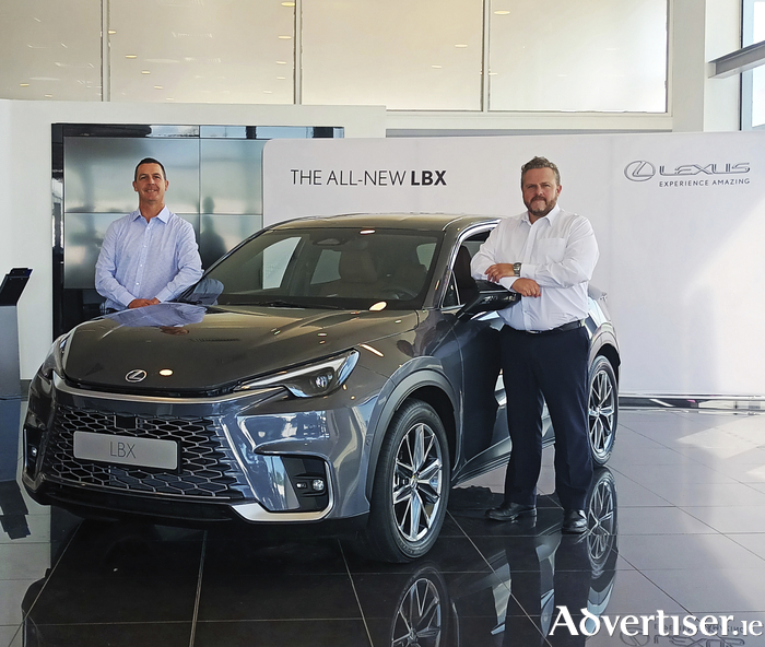 James and Enda at Lexus Galway.