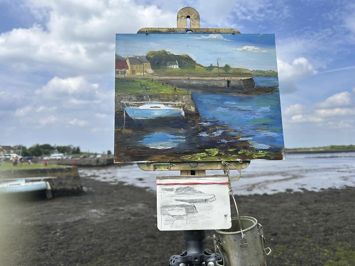 Picture taken from Kinvara Plein Air's Facebook page. 