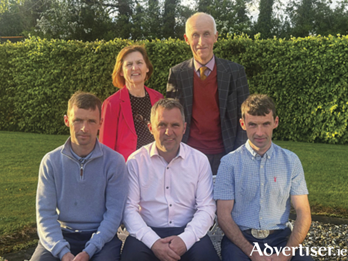 Independent candidate Tom Cleary is pictured with his wife Kathleen and sons at his residence in Carrickobrien.  Tom is a first time candidate in the June 7 local elections.
