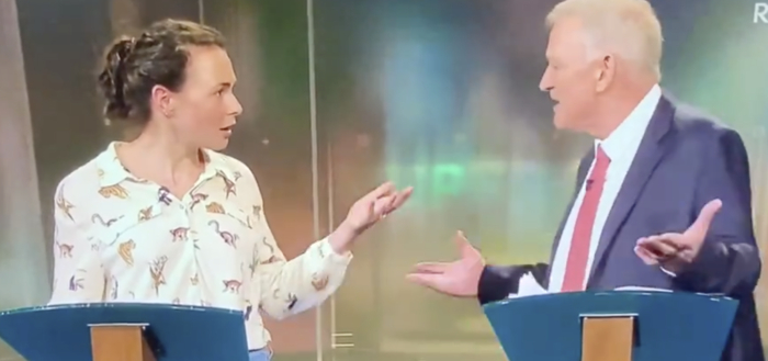 "You're a clown, will ya stop?"  - Saoirse McHugh's putdown of Peter Casey on the Upfront RTÉ debate on Monday, June 20