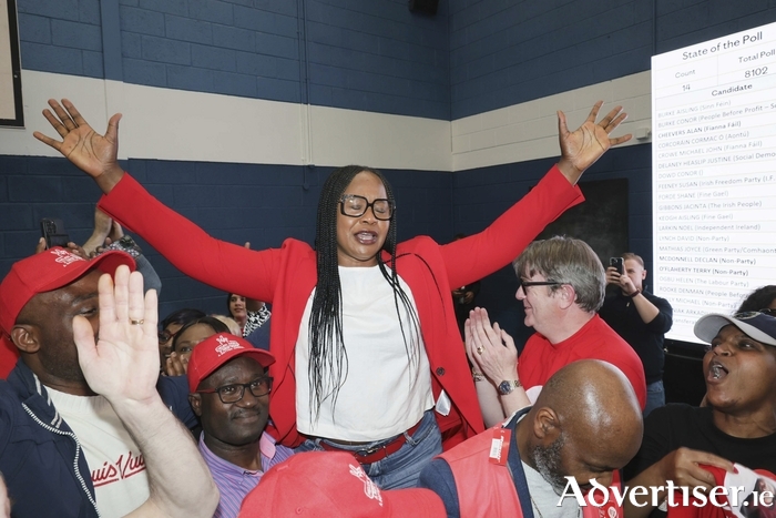 Labour's Helen Ogbu made history last weekend, becoming the first black woman to be elected to Galway City Council. 
Photo: Mike Shaughnessy. 
