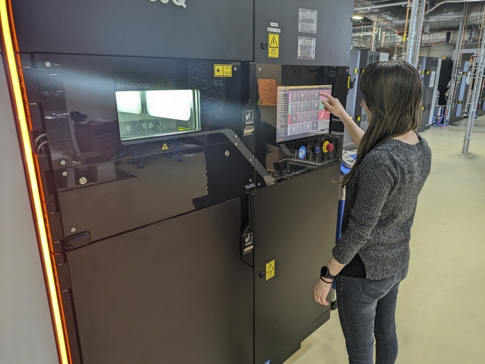 Machines used to perform 3D printing at Zimmer Biomet's Oranmore facility. 