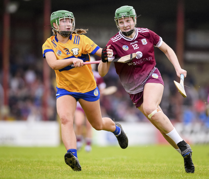 Sabina Rabbitte and Susan Daly in Round 4 of the Glen Dimplex All Ireland Championship