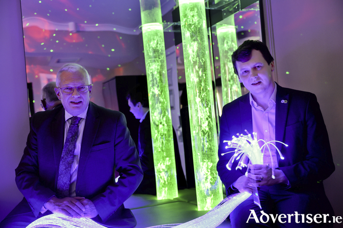 Ronan Walsh, managing director Ashling Hotel, and Adam Harris, CEO of As I Am, Ireland's autism charity.