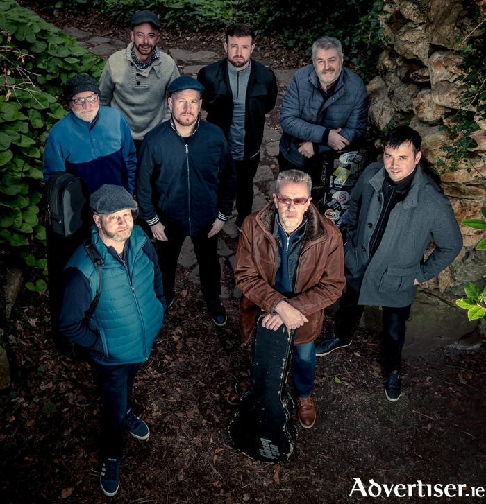 George Murphy (centre) and The Rising Sons