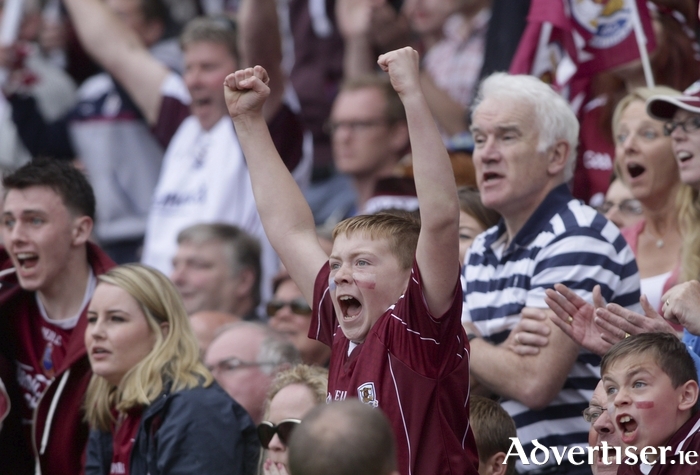 Galway fans know how to cheer (Photo: Mike Shaughnessy)