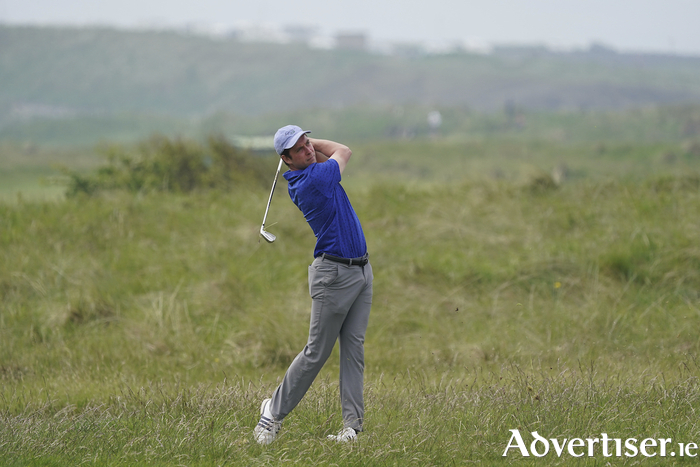 Colm Hughes (Castle) at the 8th during the Final Round of the Flogas Irish Men's Amateur Open Championship 2024, played at County Sligo Golf Club, Rosses Point. Picture: David Lloyd | Golffile.