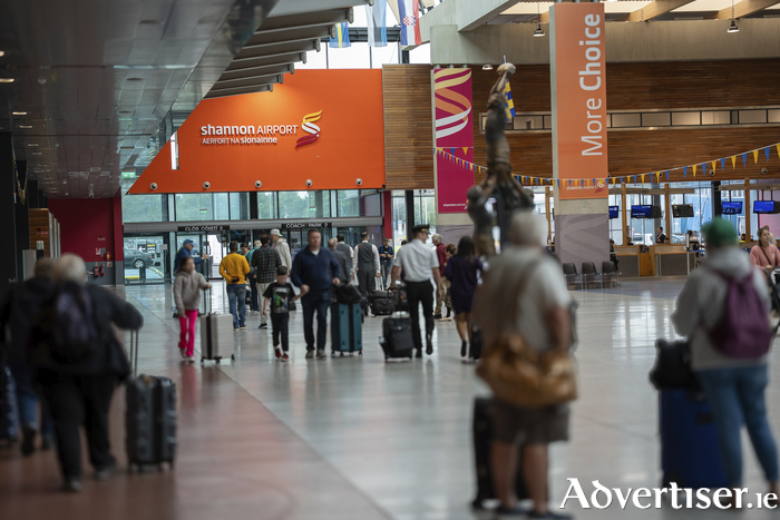 Shannon Airport has recorded an 8% increase in passenger figures during the first six months of 2024, when compared to the same period last year. Photo: Stephen O'Malley