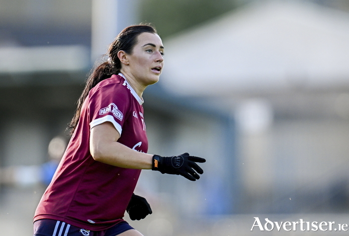 Charlotte Cooney of Galway during the TG4 All-Ireland Ladies Football Senior Championship quarter-final match between Dublin and Galway at Parnell Park in Dublin. Photo by Seb Daly/Sportsfile 