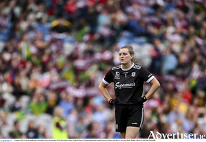 Galway goalkeeper Dearbhla Gower during the TG4 All-Ireland Ladies Football Senior Championship final match between Galway and Kerry at Croke Park, Dublin. Photo by Seb Daly/Sportsfile 