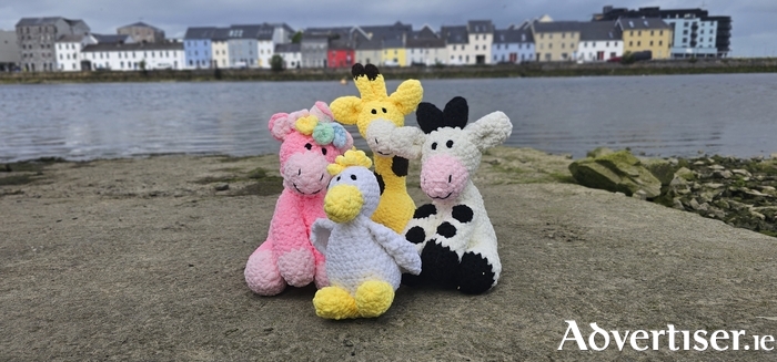 A range of soft toys by Wonky Woolins. 