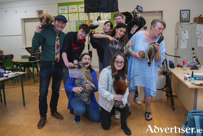 Team All Sorts - winners of this year's Little Cinema/ Galway City of Film 48 Hour Challenge 2024 with their film "Reality Check" filmed in Athenry. The film will be screened at Galway Film Fleadh 2025.