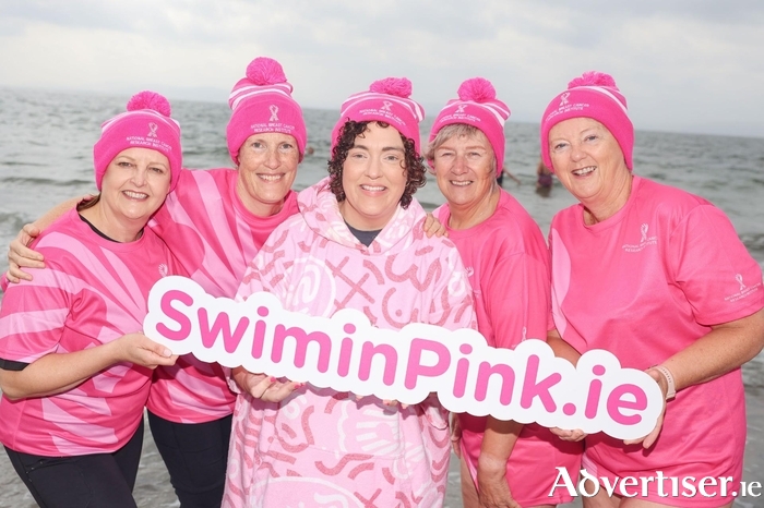 Attending the launch of ‘Swim in Pink’  were, Gert O'Rourke, Valerie Parker, Louise Feeney, Robin Winkels and Carol Nash. 