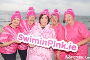 Attending the launch of &lsquo;Swim in Pink&rsquo;  were, Gert O&#039;Rourke, Valerie Parker, Louise Feeney, Robin Winkels and Carol Nash. 