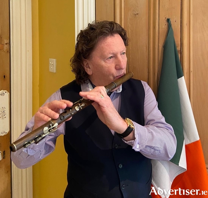 Frankie Gavin on his flute