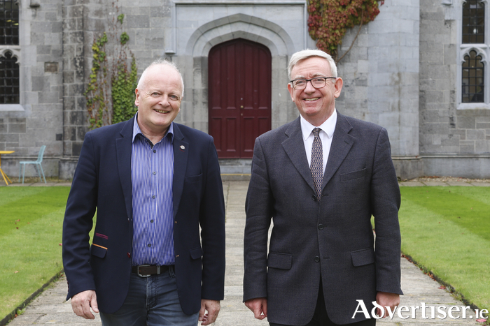 Galway Advertiser group editor Declan Varley pictured before his interview with Prof Ciaran  O hOgartaigh, President of Universioty of Galway. Photo Martina Regan