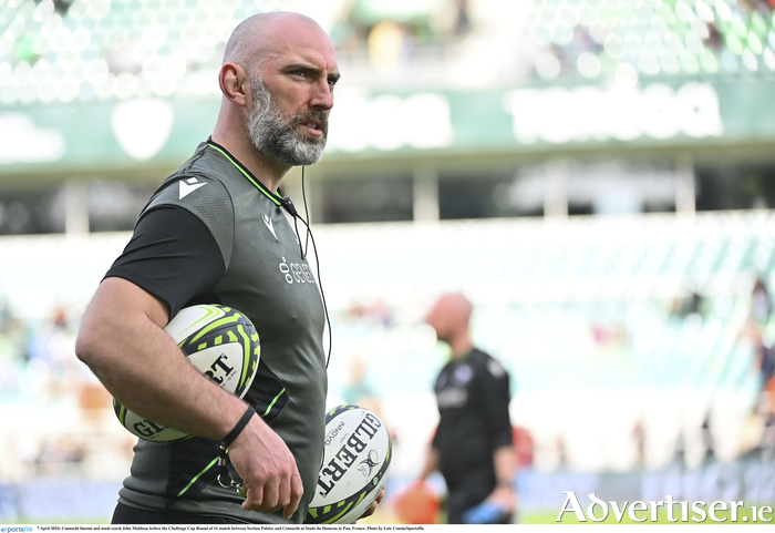 Connacht lineout and maul coach John Muldoon before the Challenge Cup Round of 16 match between Section Paloise and Connacht at Stade du Hameau in Pau, France. 
Photo by Loic Cousin/SportsfileJohn Muldoon