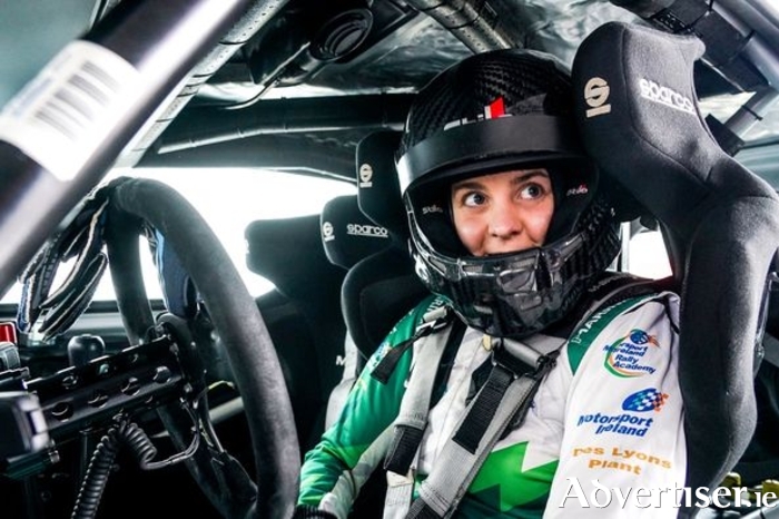 Aoife Raftery will be racing at the Clare Forest Rally this weekend