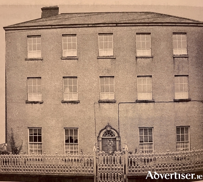 The bank building on Bishop Street, Tuam; later part of St Jarlath's College.