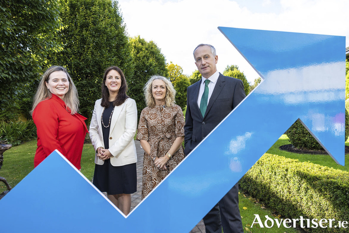 Pictured at the launch of the new Going for Growth cycle are (l-r): past participant Margaret Rae, founder of Konree Innovation, Lead Entrepreneur Fidelma McGuirk, founder and CEO of Payslip; Olivia Lynch, Partner at KPMG and Leo Clancy, CEO of Enterprise Ireland.
Pic Orla Murray/Coalesce.