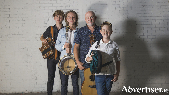 (L to R) Luca, Finn, Tommy and Dempsey Byrne