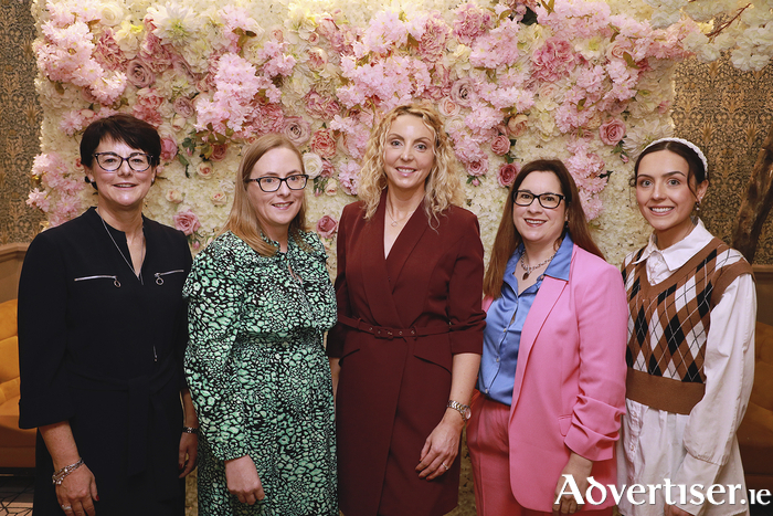 The Local Enterprise Office Galway team: Martina Riddell, Noreen Donohue, Ann Marie Costello, Caroline Mc Donagh and Cailiosa Keaveney pictured at the National Women's Enterprise Day event at the Hardiman Hotel.