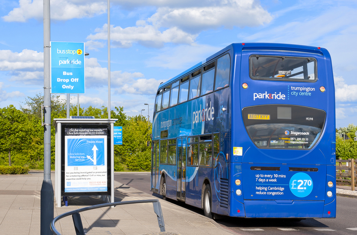 Plans are in motion for permanent Park and Ride terminals in Galway like this one in Cambridge, England