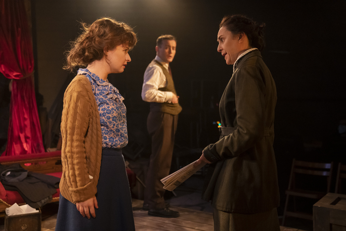  Caitríona Ennis, Naoise Dunbar and Mary Murray in OUTRAGE. (Photo: Pat Redmond)