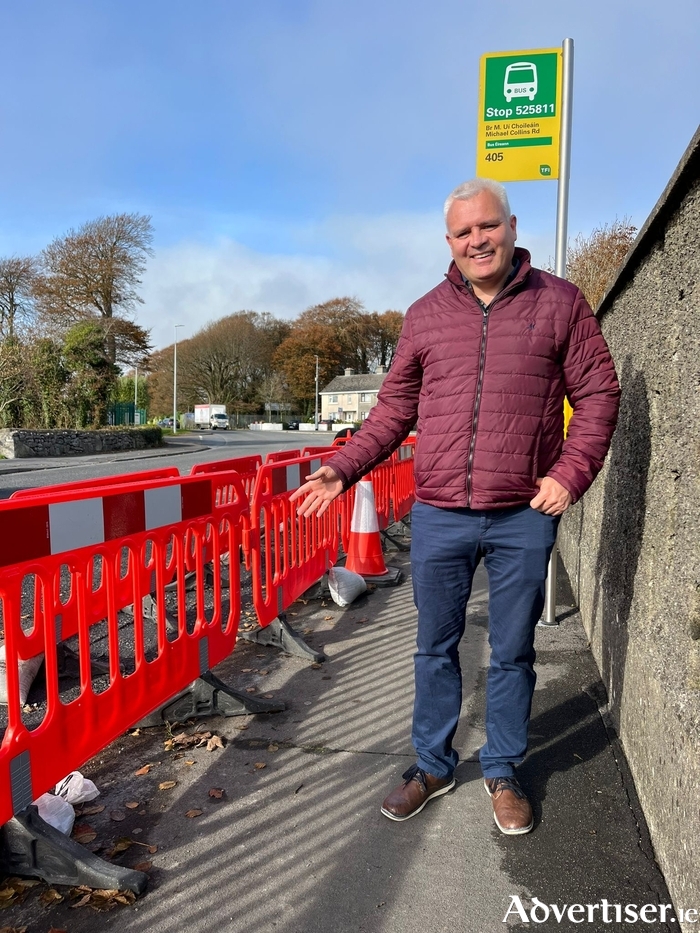 Councillor Shane Forde (FG) in Mervue