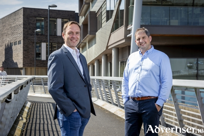 Steven McWilliam, Commercial Manager of Lazenby Group and Andrew Dewdney, CEO of OrdúPictured at the announcement that Ordú is to create 10 new jobs as it secures a €1.5M partnership with Lazenby Group