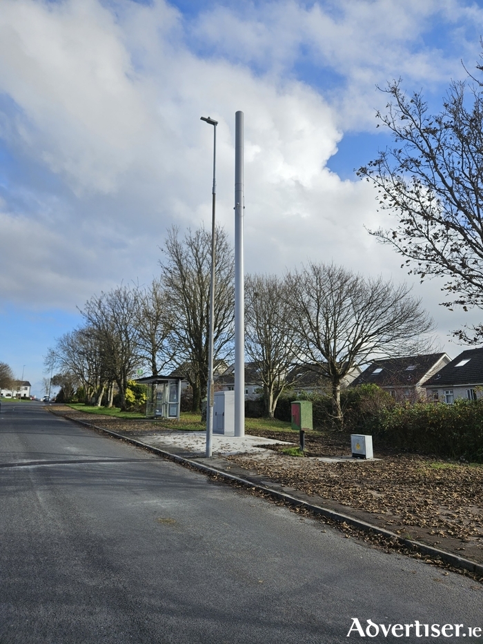 The new 15m pole in Tirellan Heights