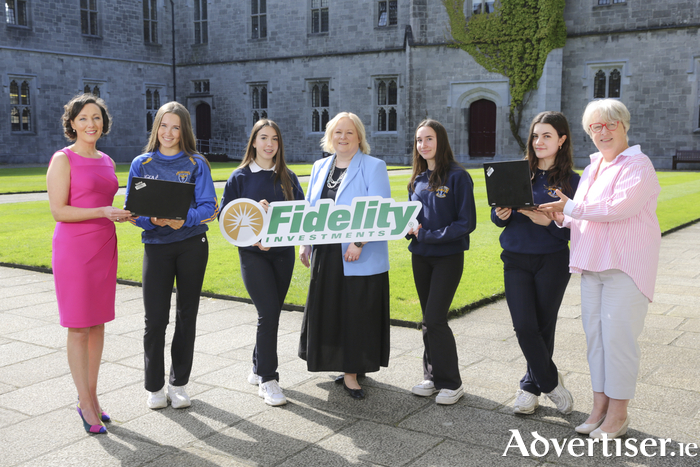 Fidelity Ireland launched the CodePlus programme in collaboration with the University of Galway, aiming at supporting female students explore careers in STEM. Photo Martina Regan