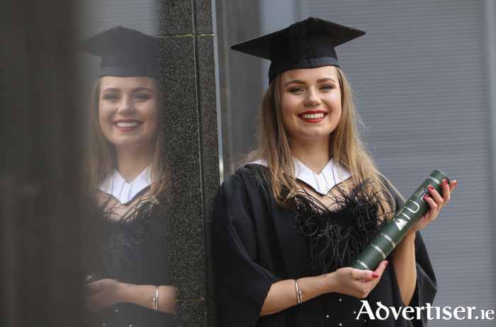 Ellen Ward, graduate of Bachelor of Engineering (Hons) in Civil Engineering from Creggs, Co Galway. Photo: Aengus McMahon.