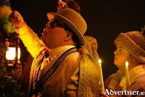 Actors Kieran Coppinger and Grace O&#039;Brien in Fairy Tree.