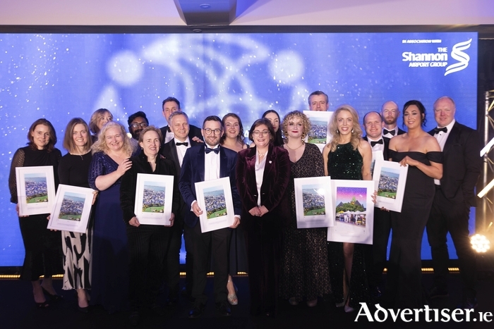 All the winners at the Galway Chamber Business Awards on Friday night.