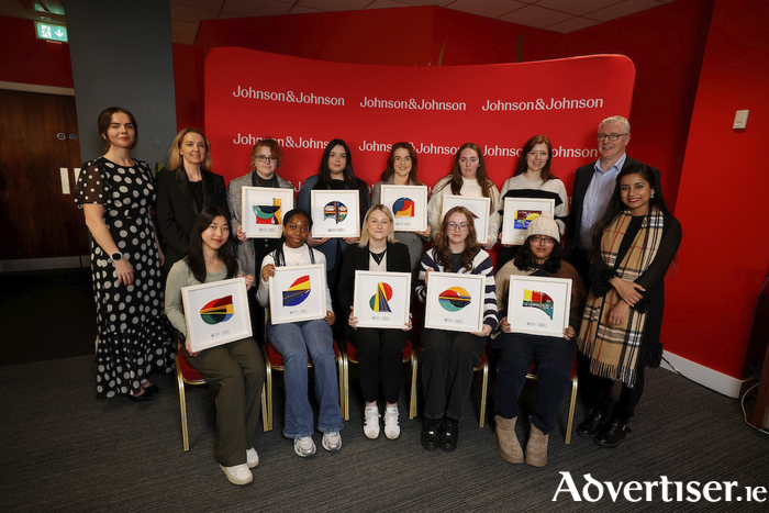 The eleven Galway students who were awarded the scholarships.