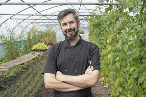 Diarmuid &Oacute; Math&uacute;na of POTA cafe.