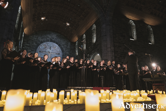 Choristers in Galway cathedral last year (Photo:Ciarán MacChoncarraige) 