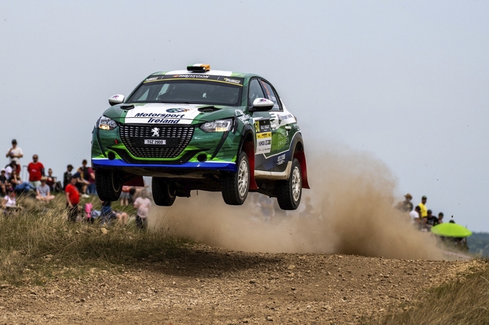 Raftery&#039;s Peugeot catching some air